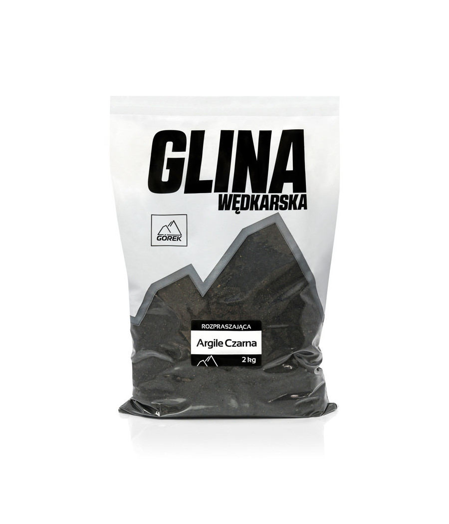 GLINA WĘDKARSKA ROZPRASZAJĄCA ARGILE CZARNA 2KG GÓREK