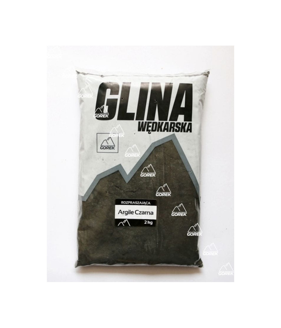 GLINA WĘDKARSKA ROZPRASZAJĄCA ARGILE CZARNA 2KG GÓREK