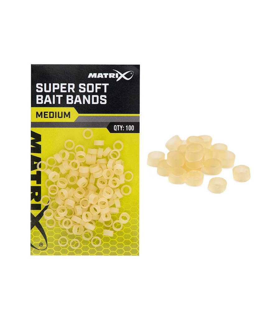 Gumki Do Przynęt Matrix Super Soft Bait Bands Medium Średnie 100szt