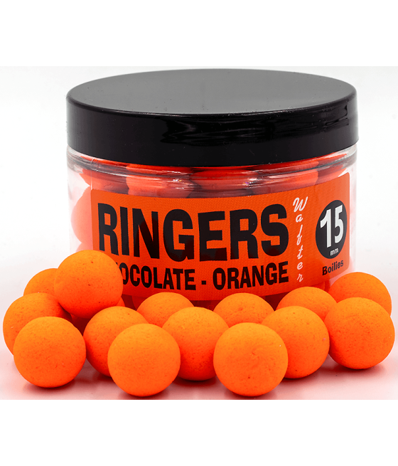 Dumbells Waftersy Ringers Chocolate Orange 15mm
