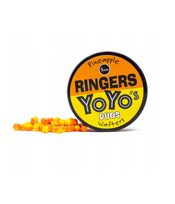 Dumbells Waftersy Ringers Yoyo's Duos Pineapple Orange Yellow 5mm 30g