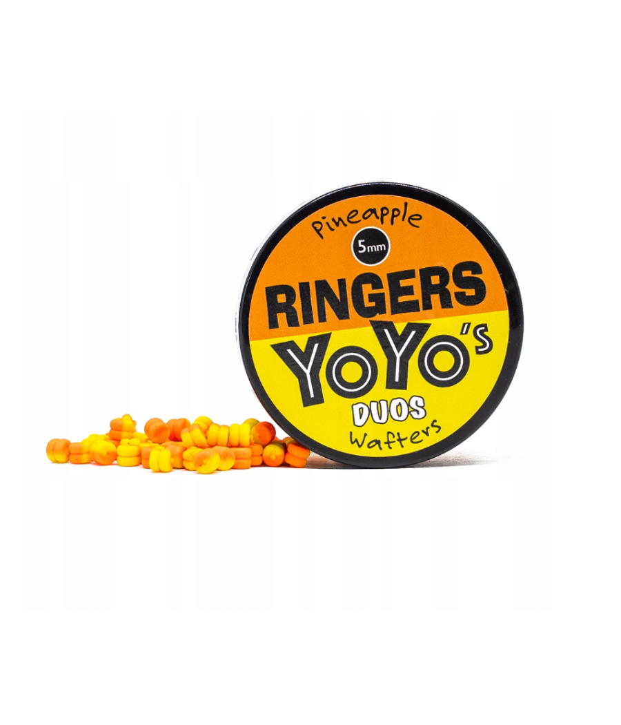 Dumbells Waftersy Ringers Yoyo's Duos Pineapple Orange Yellow 5mm 30g