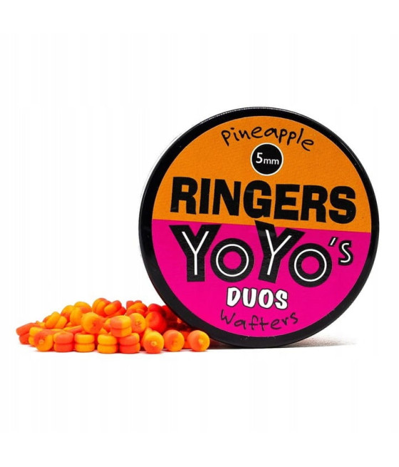 Dumbells Waftersy Ringers Yoyo's Duos Pineapple Orange Pink 5mm 30g