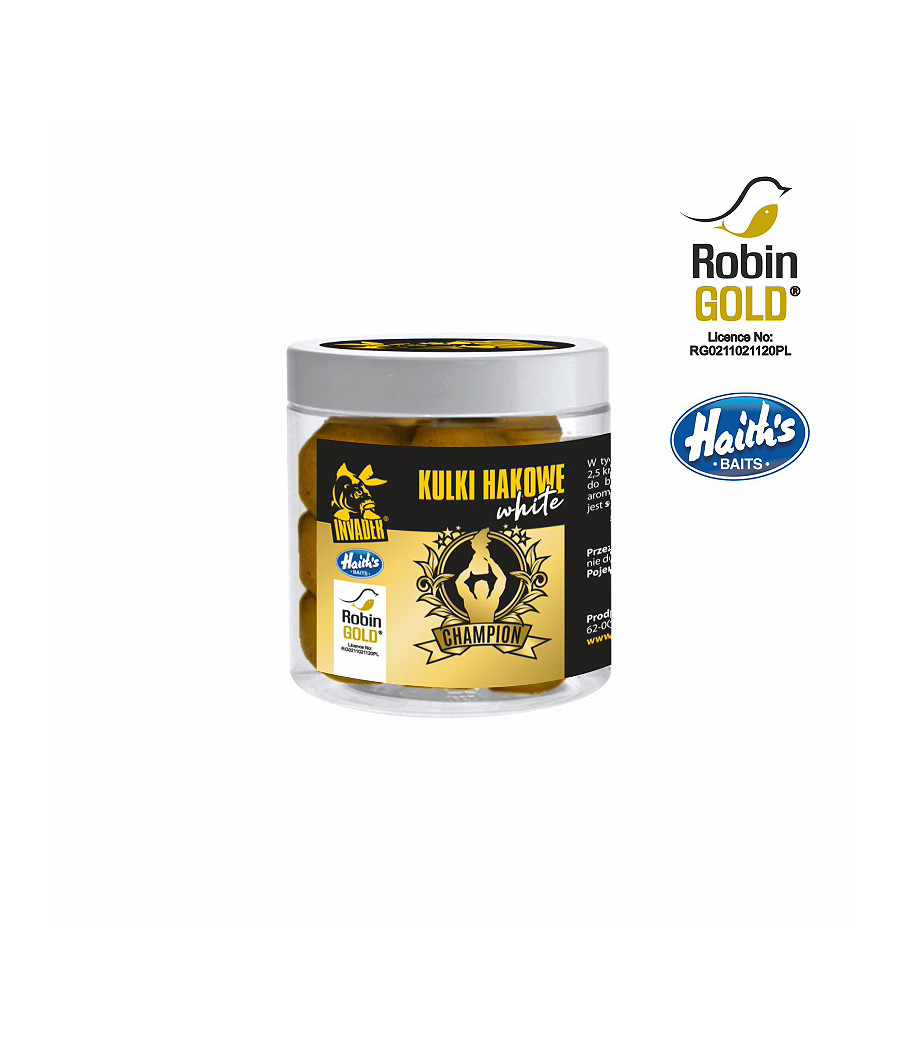Kulki Haczykowe Invader Champion 250 ml White