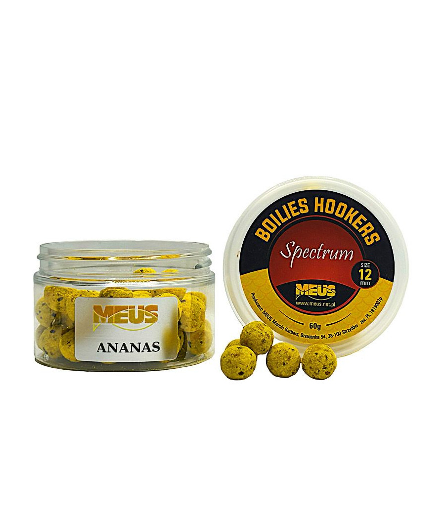 Kulka Haczykowe 12mm ANANAS Skisłe Masło Tonąca MEUS Spectrum