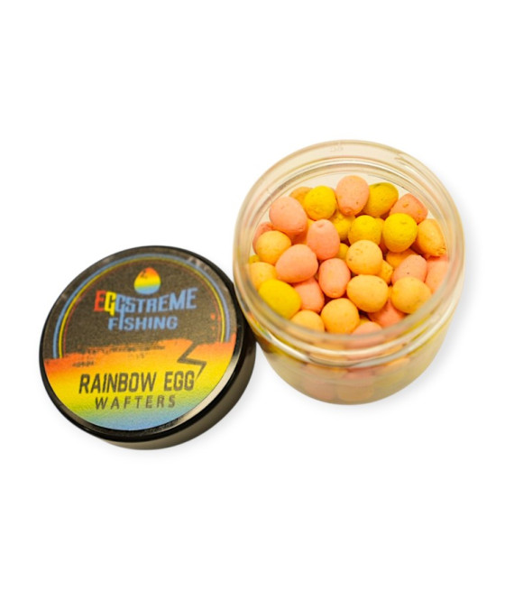 Kulki Rainbow Egg Wafters Washed Out Wyprane - Eggstreme Fishing