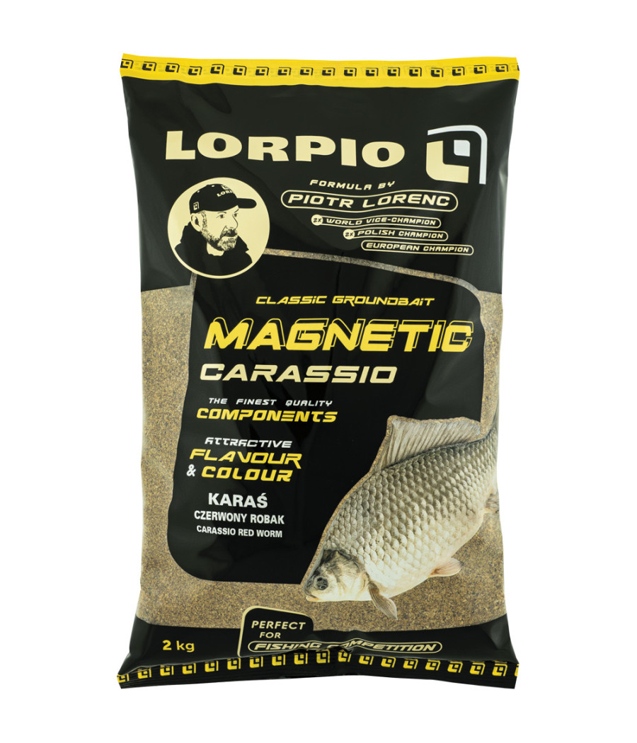 Zanęta Lorpio Karaś Czerwony Robak Carassio Red Worm 2KG
