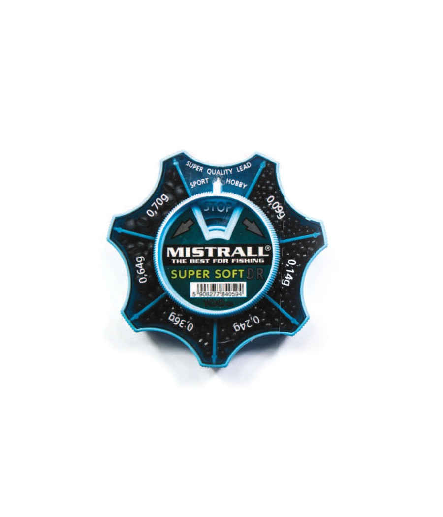 Śrut Drobny Super Soft DR 100g Mistrall 0,09g / 0,14g / 0,24g / 0,36g / 0,64g / 0,70g