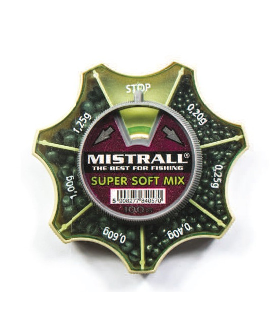 Śrut Extra Super Soft Mix 100g Mistrall 0,20g / 0,25g / 0,40g / 0,60g / 1,00g / 1,25g