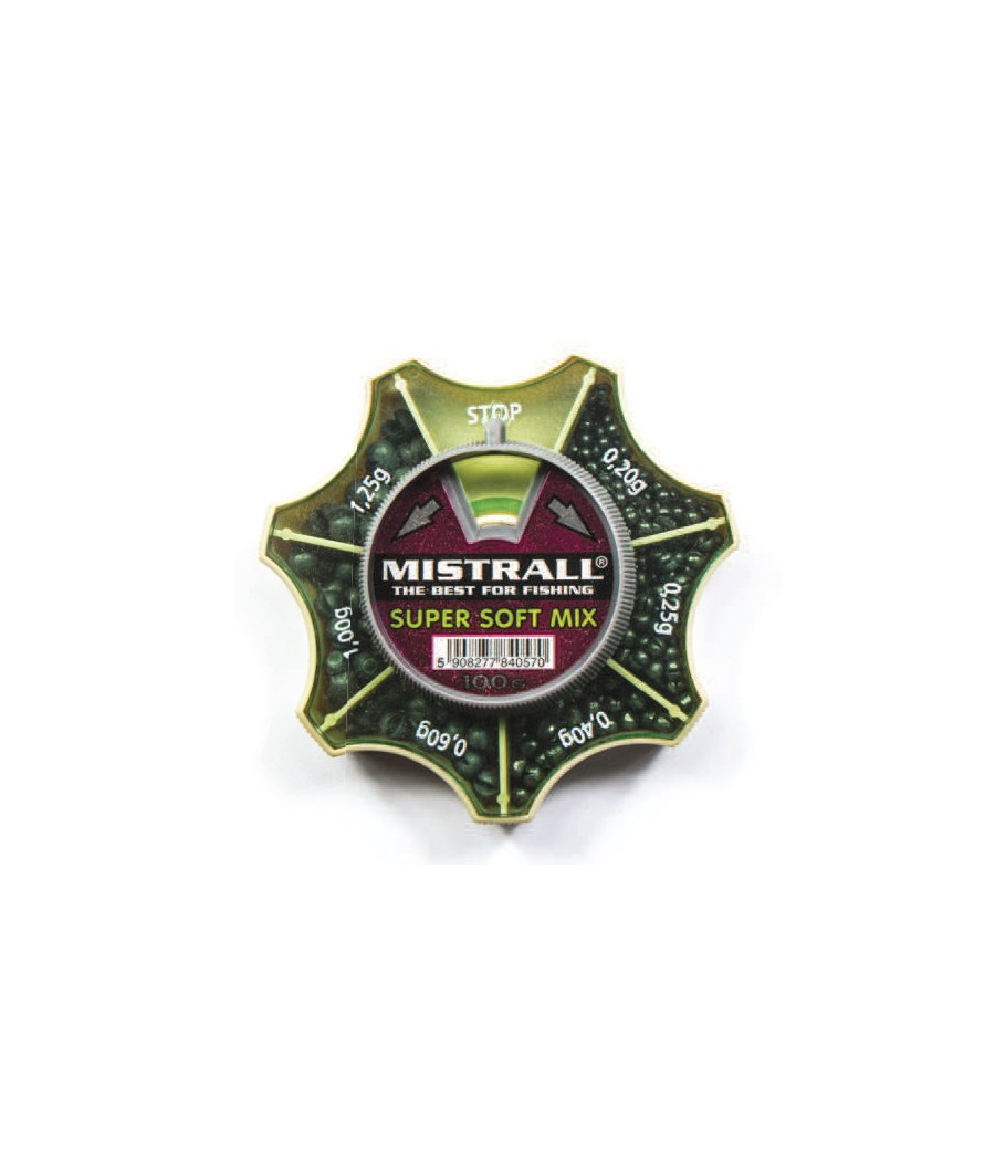 Śrut Extra Super Soft Mix 100g Mistrall 0,20g / 0,25g / 0,40g / 0,60g / 1,00g / 1,25g