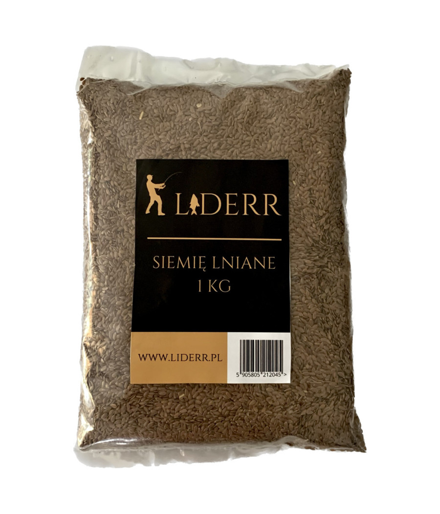 Dodatek do zanęt SIEMIĘ LNIANE LIDERR 1kg Dodatek do zanęt SIEMIĘ LNIANE LIDERR 1kg