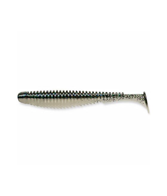 GUMA U-Shad 4" 101mm, KOLOR 201 - Bluegill / Pearl FISHUP 1SZT