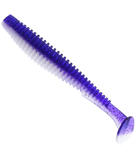 GUMA U-Shad 4" 101mm, KOLOR 215 - Violet / Pearl FISHUP 1SZT