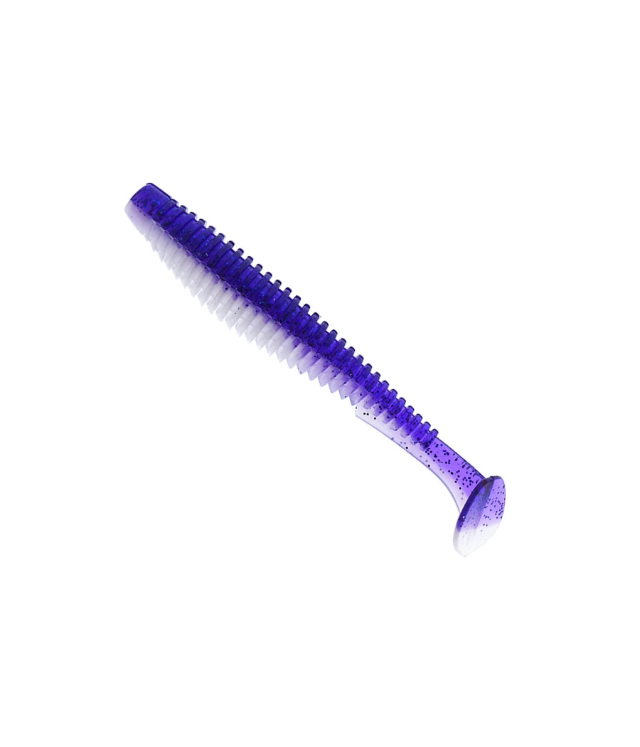GUMA U-Shad 4" 101mm, KOLOR 215 - Violet / Pearl FISHUP 1SZT