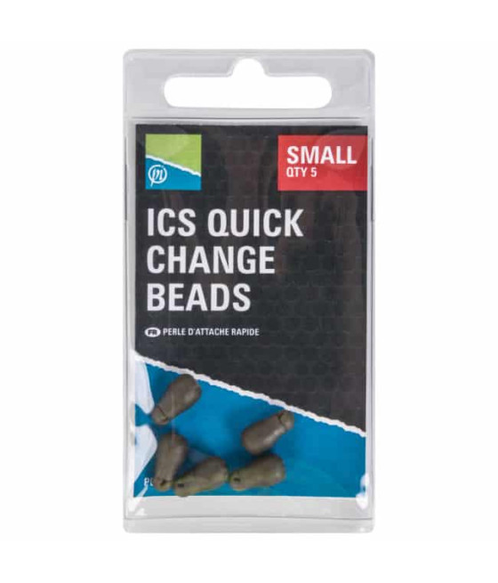 Łączniki Preston ICS Quick Change Dura Beads - Small 5szt