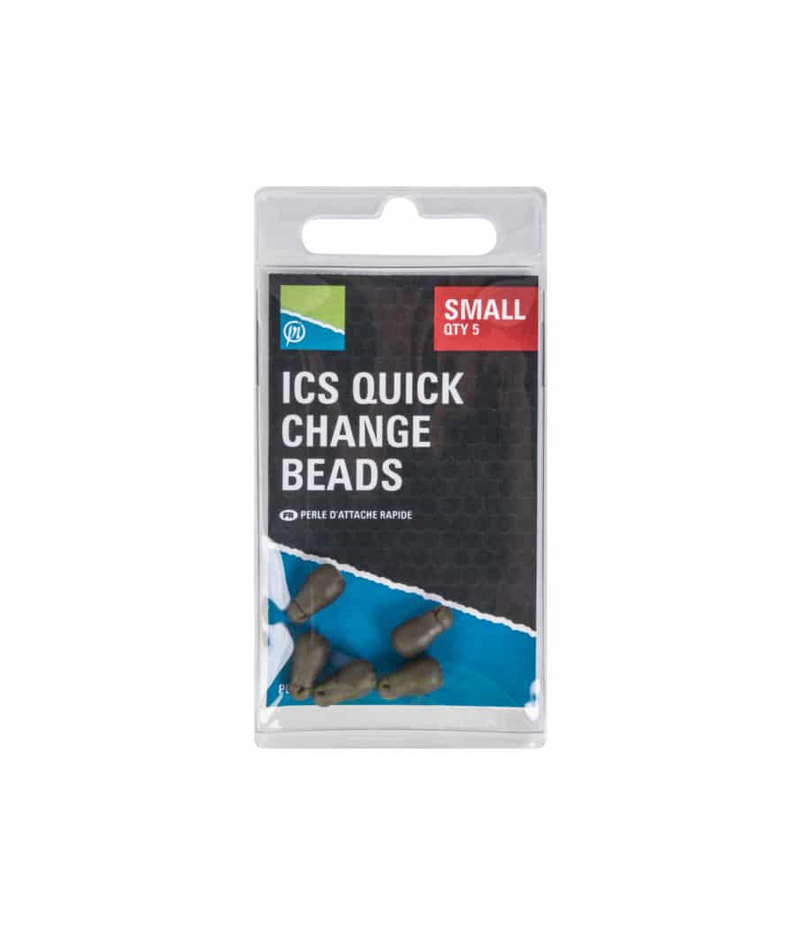 Łączniki Preston ICS Quick Change Dura Beads - Small 5szt