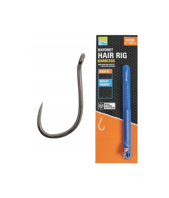 Przypony Preston Bezzadziorowe Wkrętka KKH-B Hair Rigs 10cm roz 12 0,21mm