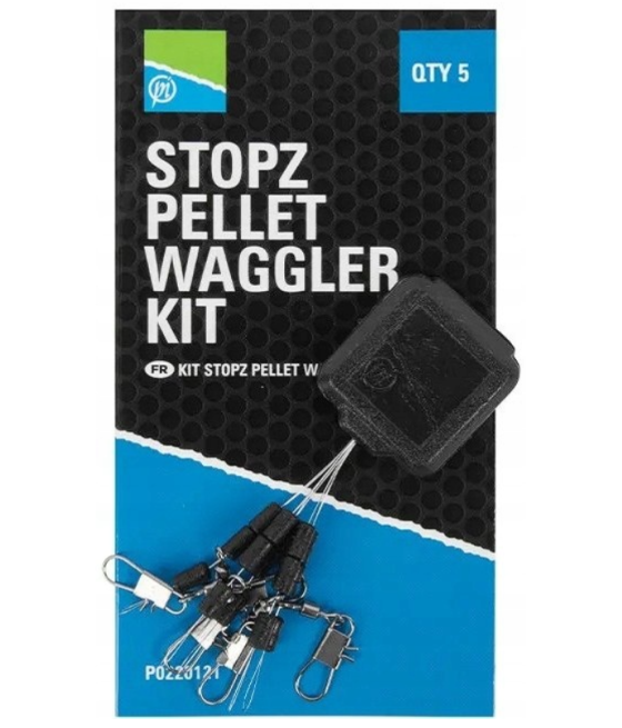 System Do Montażu Spławików Zestaw Preston Stopz Pellet Waggler KIT 5szt