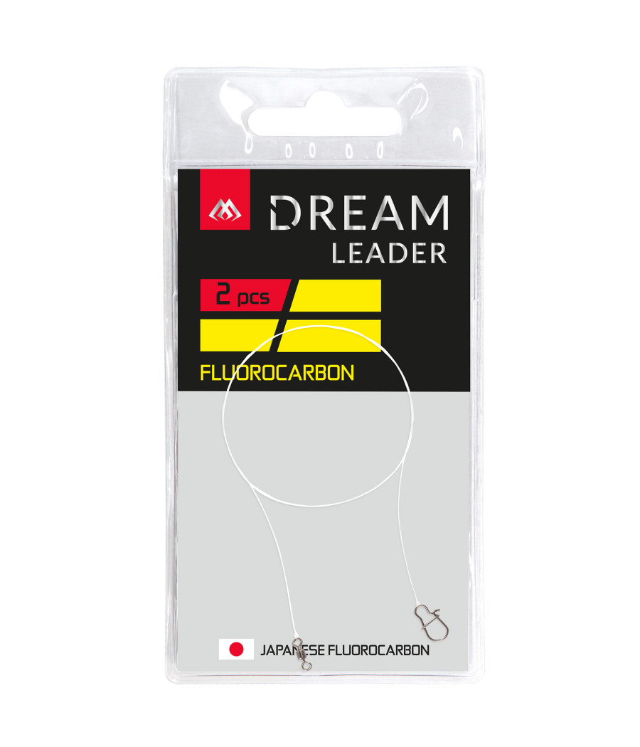 Przypon Okoniowy Fluorocarbon 30cm/10LB/4.45kg Mikado 2szt