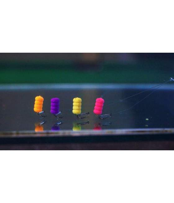 Kulki 4x OSMO WIGGLY Mini Robak MAMBA JAN-USH CORNIK ROXY