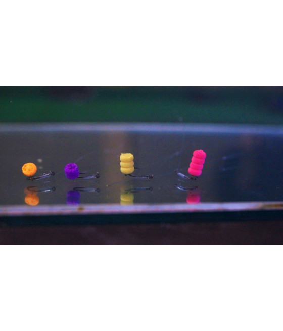 Kulki 4x OSMO WIGGLY Mini Robak MAMBA JAN-USH CORNIK ROXY