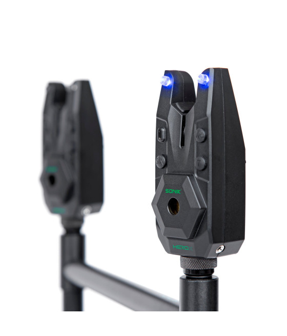 Zestaw Sygnalizatorów Brań Z Centralką Sonik Herox Bite Alarm Set 2+1 + Bivvy Light