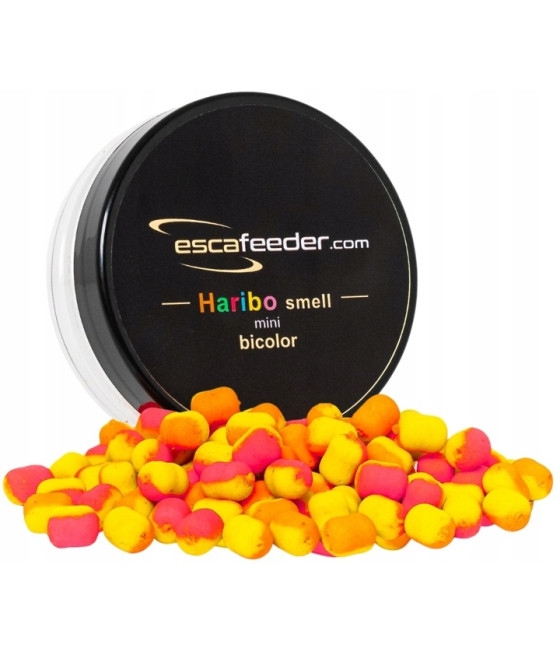 Kulki Esca Feeder Wafters Haribo Smell Mini Dual Bicolor 6mm