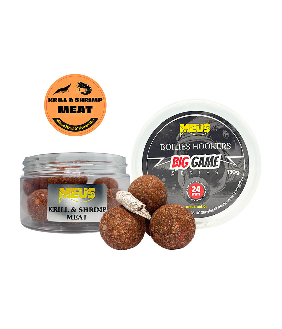 Kulki Hakowe Big Game 24mm Krill & Shrimp 130g MEUS
