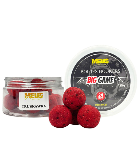 Kulki Hakowe Big Game 24mm Truskawka 130g MEUS