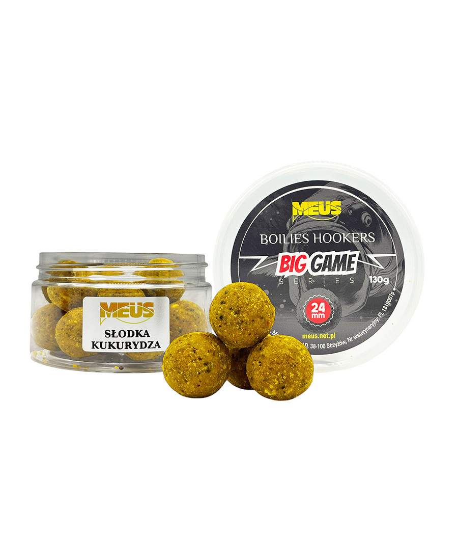Kulki Hakowe Big Game 24mm Słodka Kukurydza 130g MEUS