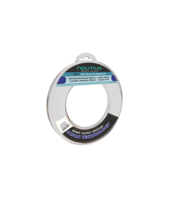Przypon Strzałowy 1,00mm 45,0kg Nautilio Shock Leader Mistrall