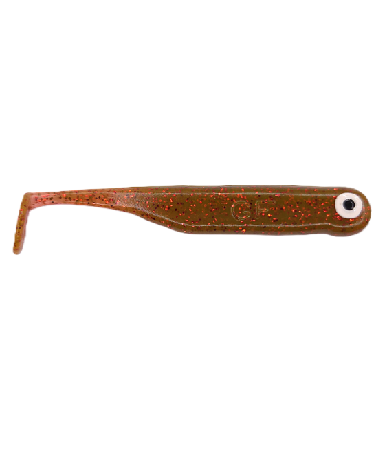 Guma GF1 Ripper 4,9cm Motor Oil Red 10szt GreatFish