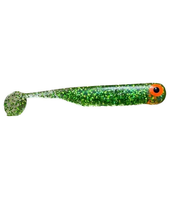 Guma GF1 Ripper 4,9cm Glitter Green 10szt GreatFish