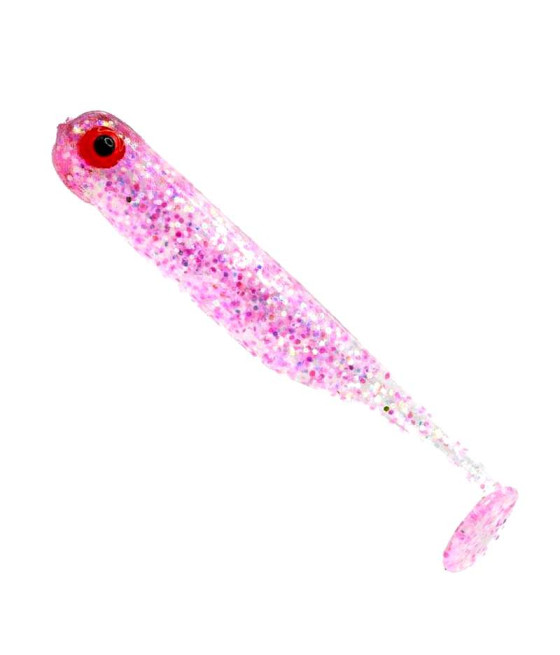 Guma GF1 Ripper 4,9cm Glitter Pink 10szt GreatFish