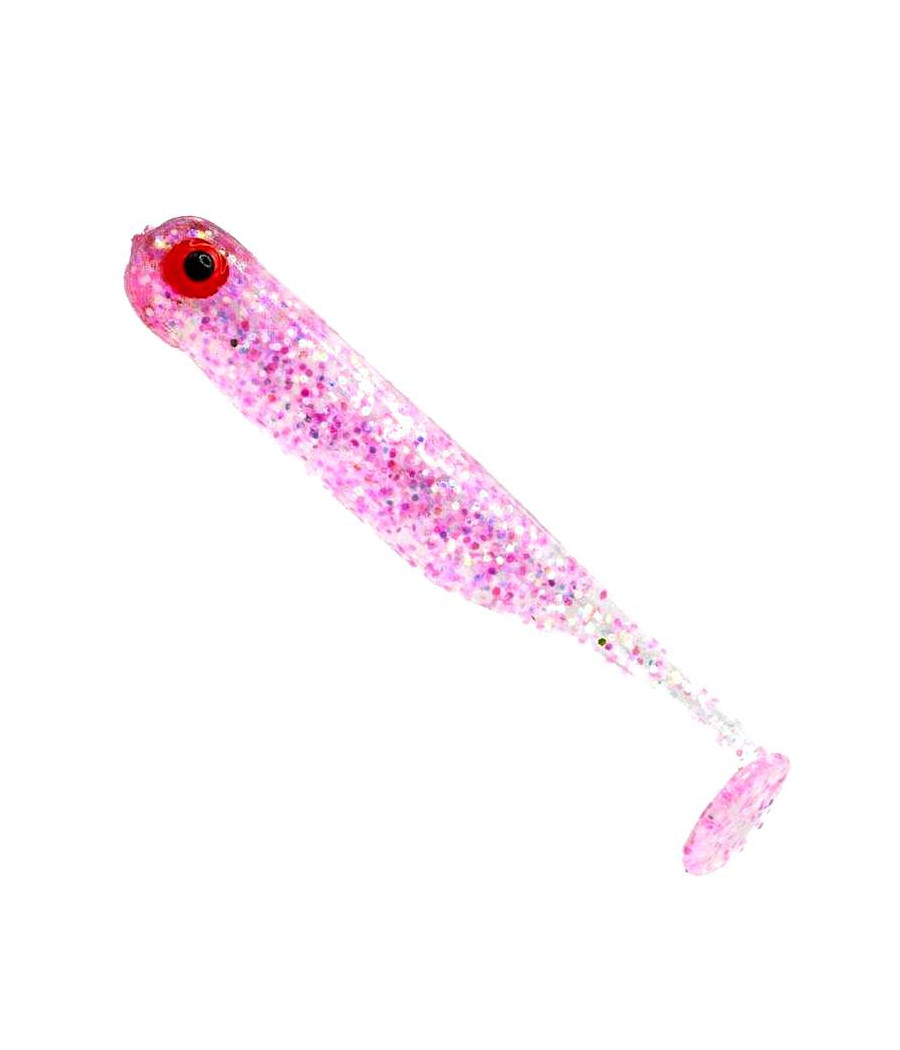 Guma GF1 Ripper 4,9cm Glitter Pink 10szt GreatFish