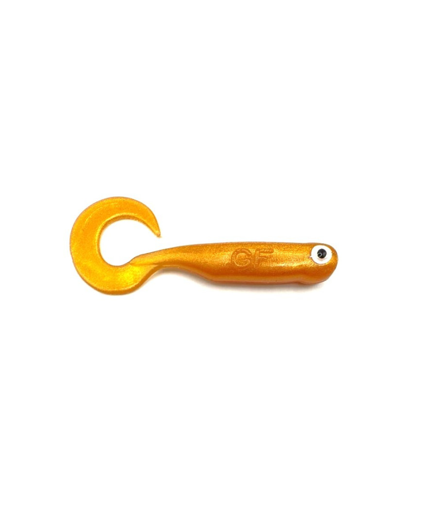 Guma GF1 Twister 4,9cm Gold 10szt GreatFish