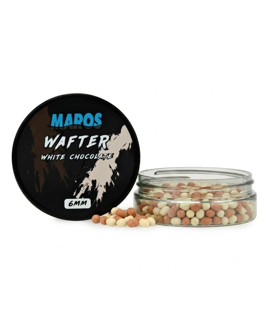 Kulki Wafters White Chocolate Dumbells 6mm Maros