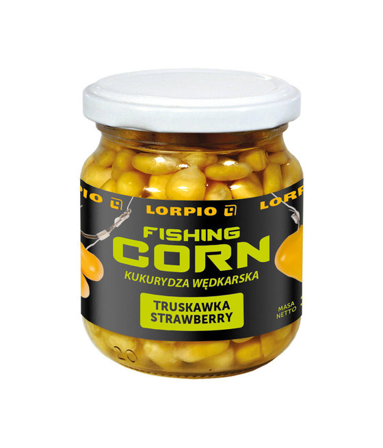 Kukurydza aromatyzowana w zalewie Truskawka Lorpio 125g
