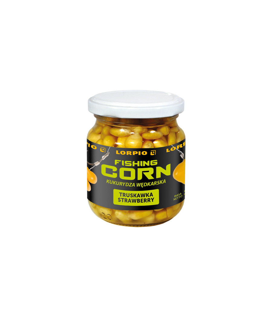 Kukurydza aromatyzowana w zalewie Truskawka Lorpio 125g