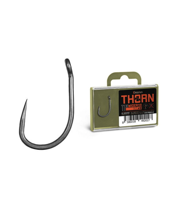 Haczyki Bezzadziorowe rozm. 8 Thorn Wider BarbLESS 11x