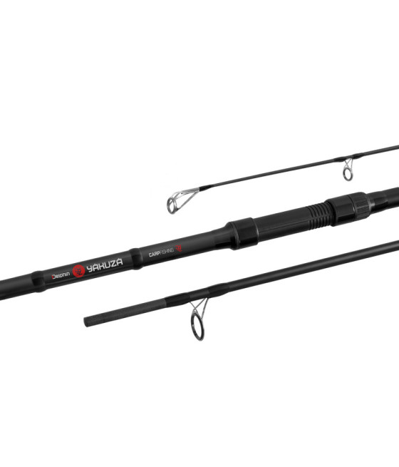 Zestaw Karpiowy Wędka + Kołowrotek + Żyłka + Akcesoria Yakuza Carp 3,60m 3lbs Delphin