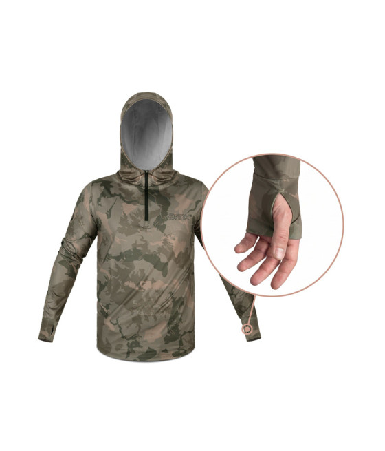 Bluza z Kapturem UV Armor 50+ Banx Delphin