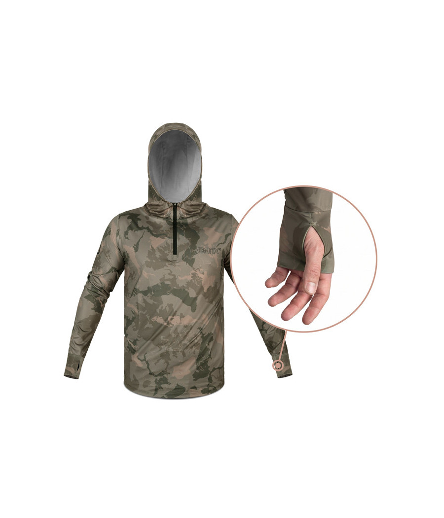 Bluza z Kapturem UV Armor 50+ Banx Delphin