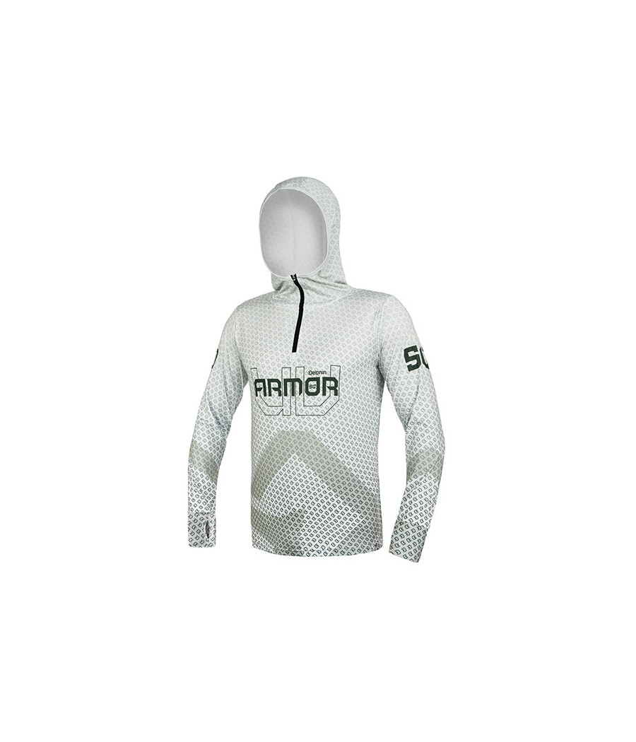 Bluza z Kaprurem UV Armor 50+ Olive Delphin