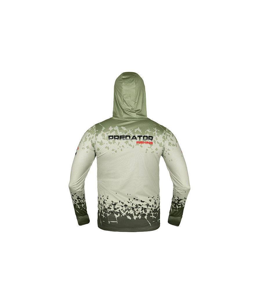 Bluza z Kapturem UV Armor 50+ Predator Delphin