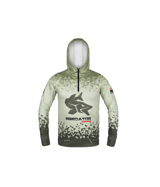 Bluza z Kapturem UV Armor 50+ Predator Delphin