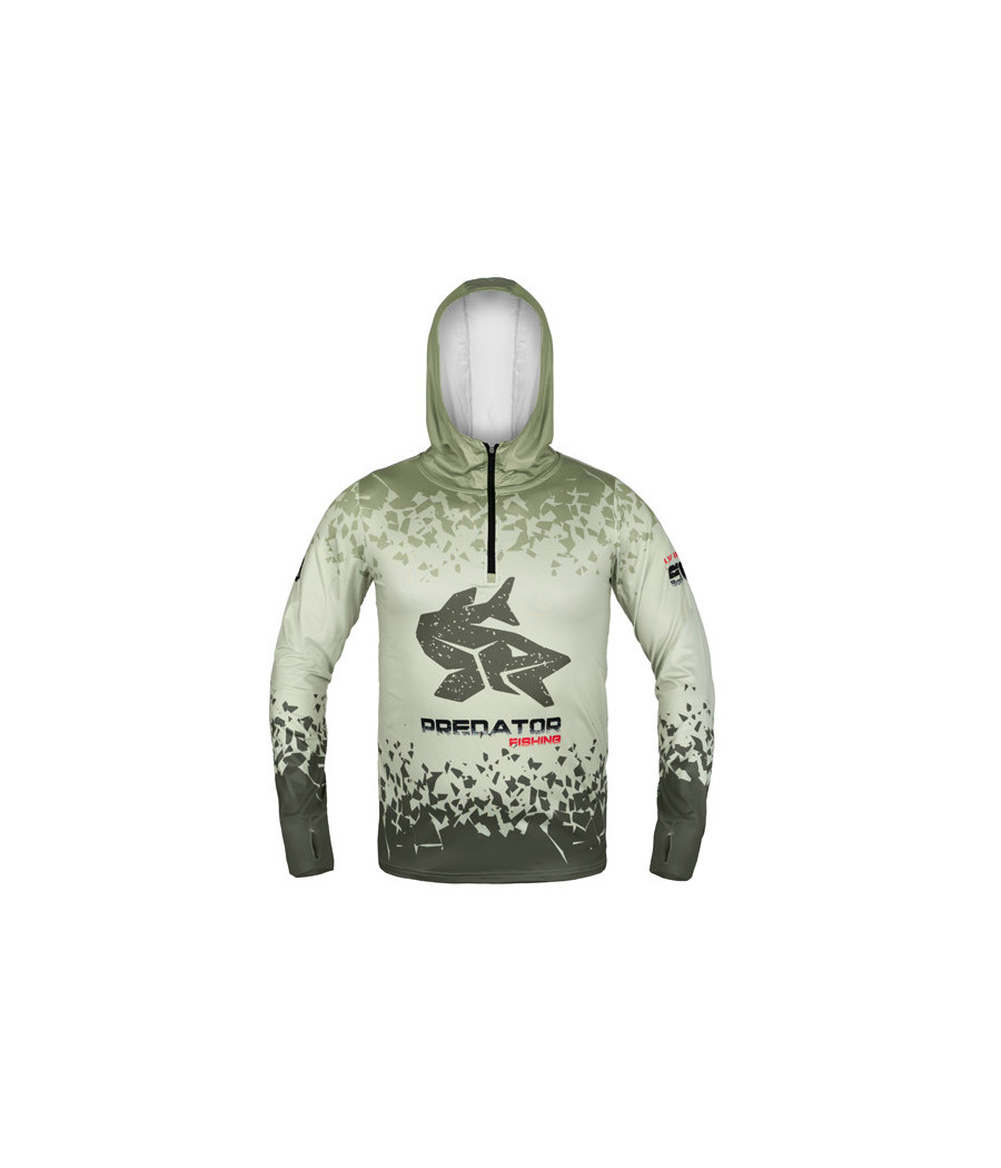 Bluza z Kapturem UV Armor 50+ Predator Delphin