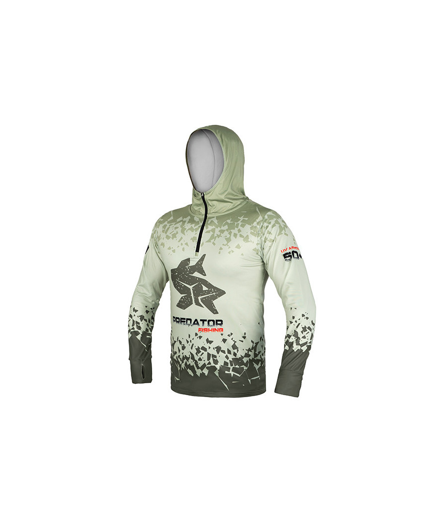 Bluza z Kapturem UV Armor 50+ Predator Delphin