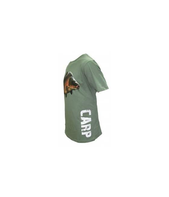 Koszulka rozm. L T-Shirt Carp Oliwkowozielona ZFish