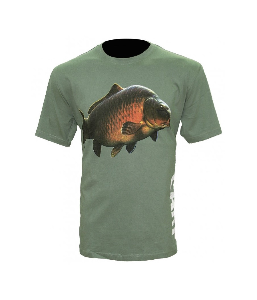 Koszulka rozm. L T-Shirt Carp Oliwkowozielona ZFish
